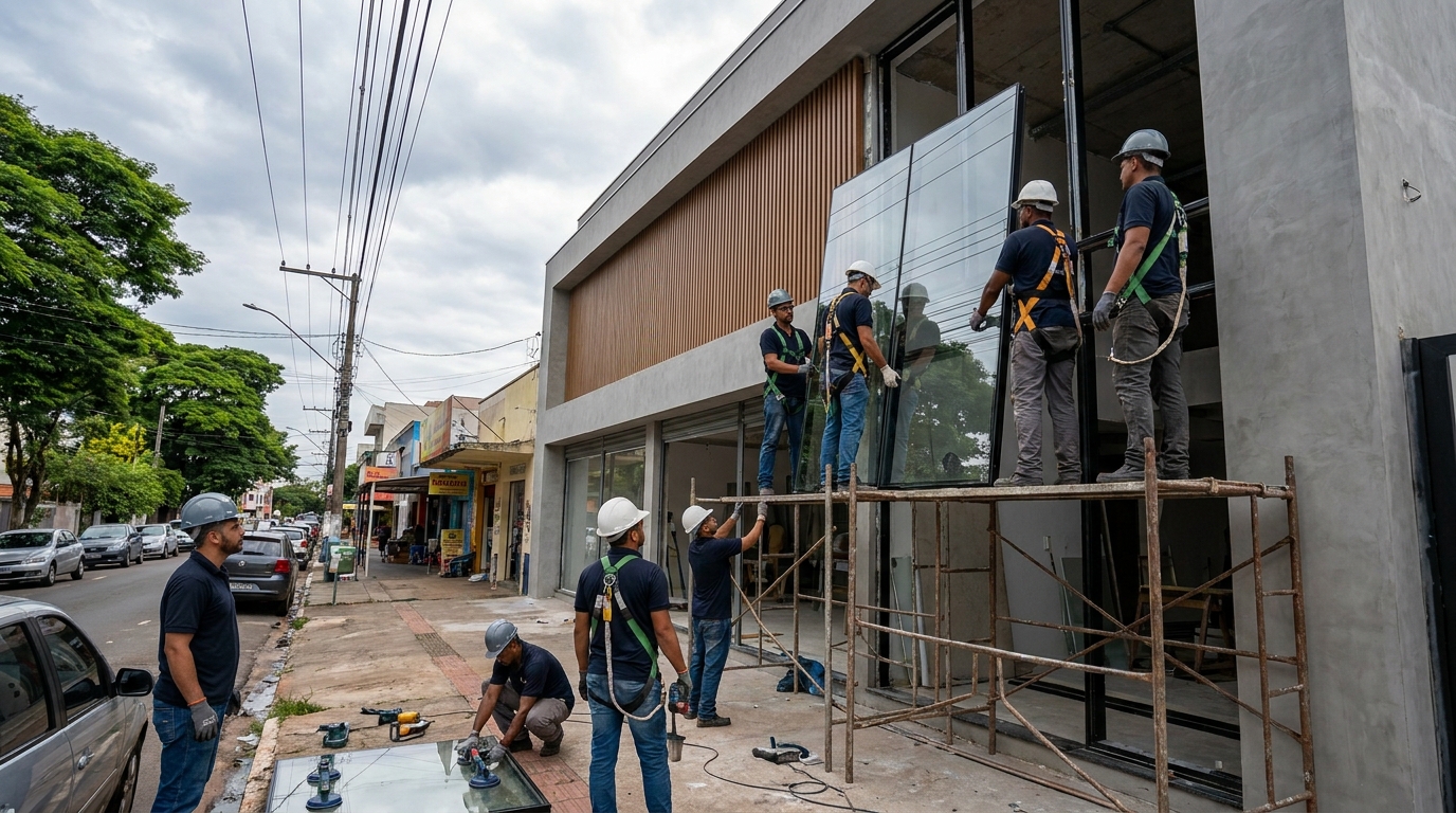 Fachada de Vidro em Vila Velha‑ES
